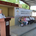 Entrega alcalde JLHC 6.4 MDP en becas y estímulos educativos