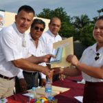 Apadrina Pablo generación de la escuela “Fermín Tristán Mendoza”