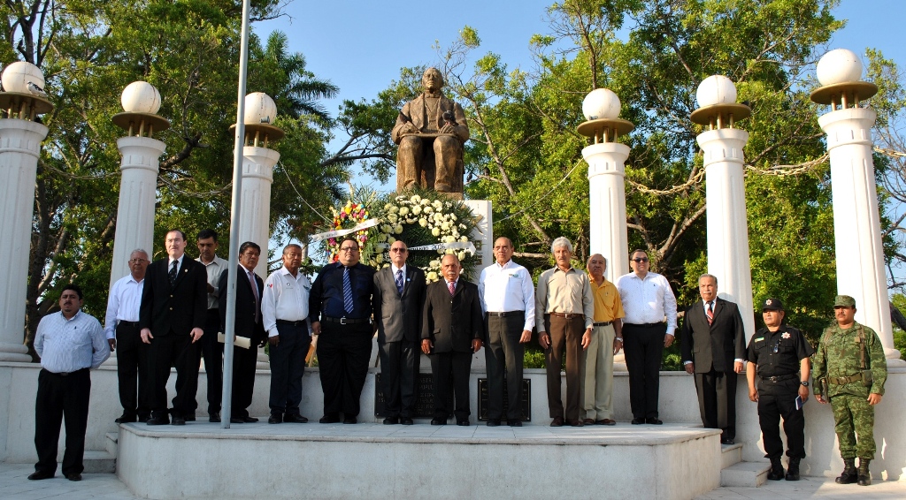 Conmemoran en El Mante 144 aniversario luctuoso de Benito Juárez Conmemoran en El Mante 144 aniversario luctuoso de Benito Juárez