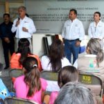 Inaugura Alcalde obra de pavimentación en la colonia Flores Magón