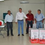 Gestiona Alcalde dotación de aspersoras a productores Gestiona Alcalde dotación de aspersoras a productores