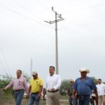 Obra de electrificación en Nueva Apolonia brinda seguridad a las familias
