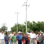 Obra de electrificación en Nueva Apolonia brinda seguridad a las familias