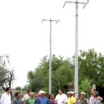 Obra de electrificación en Nueva Apolonia brinda seguridad a las familias