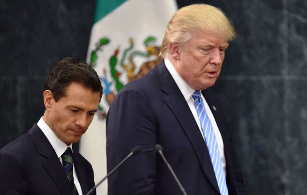 Peña Nieto violó “reglas del juego”: Trump
