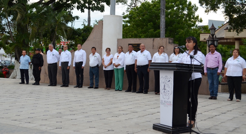 Conmemoran en Mante 195 años de la Independencia de México