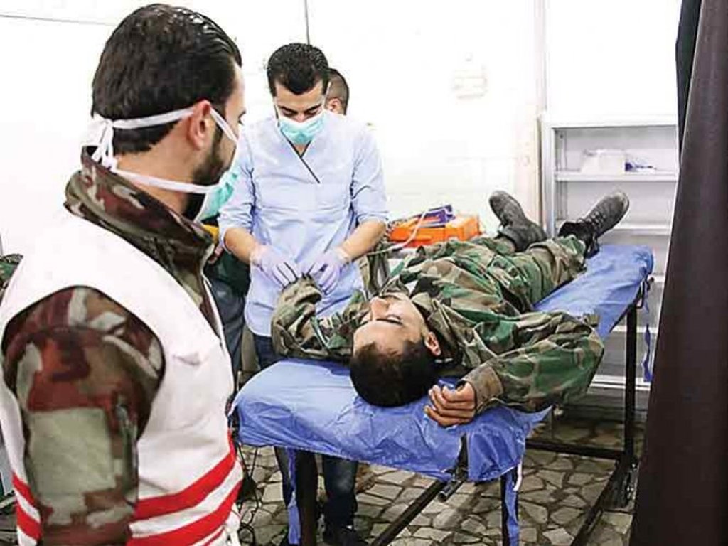 Denuncian ataque con gas tóxico Denuncian ataque con gas tóxico