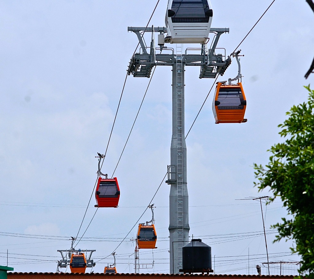 Inauguran teleférico Mexicable en Ecatepec
