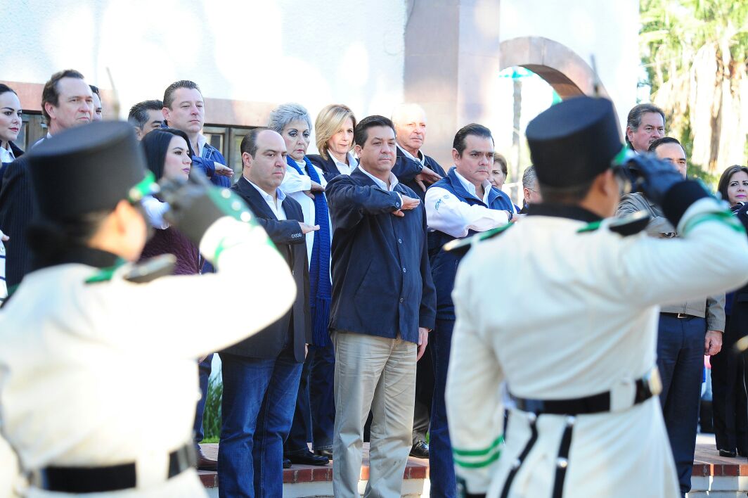 Conmemora gobernador de Tamaulipas aniversario de la revolución mexicana en Nuevo Laredo