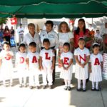 Inaugura Alcaldesa Magdalena Peraza barda perimetral del Jardín de Niños "Jovita Leal de Aguilera"