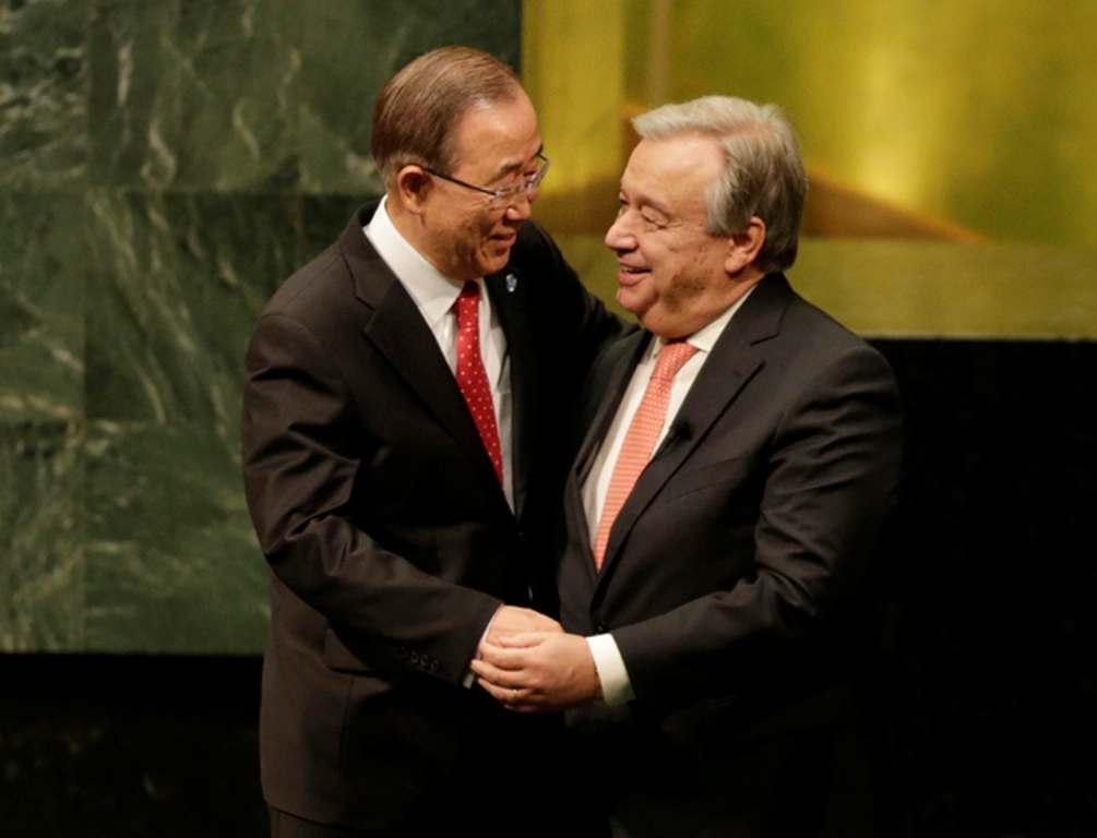 Jura Antonio Guterres como secretario general de ONU