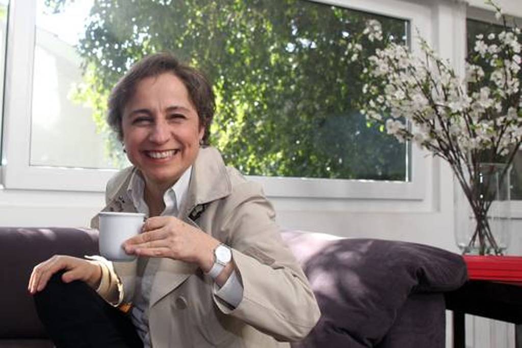 Retorna Aristegui con programa en vivo