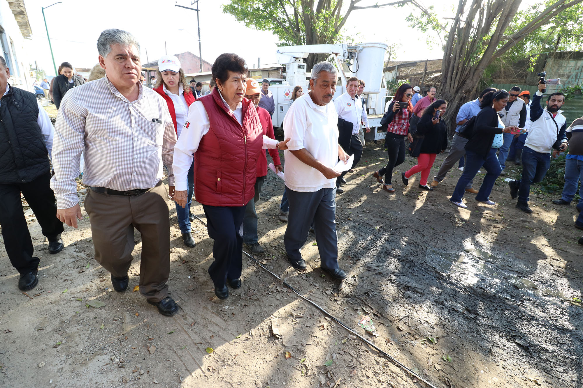 Supervisa Magdalena Peraza trabajos de rehabilitación de la Isleta Pérez