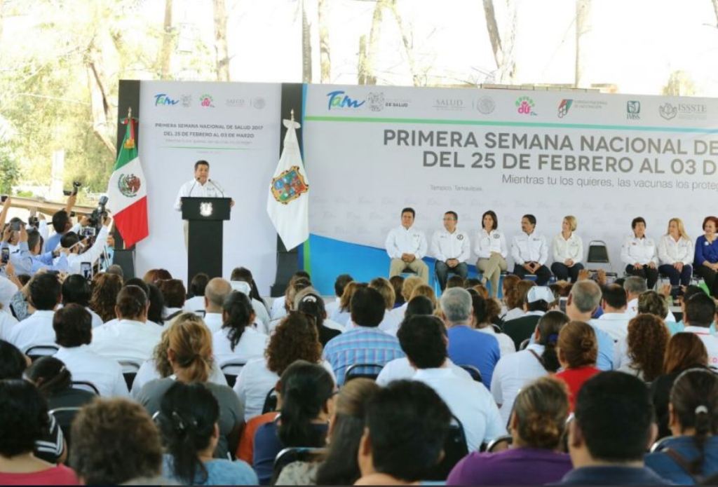 Pone en marcha gobernador primera semana nacional de salud Pone en marcha gobernador primera semana nacional de salud