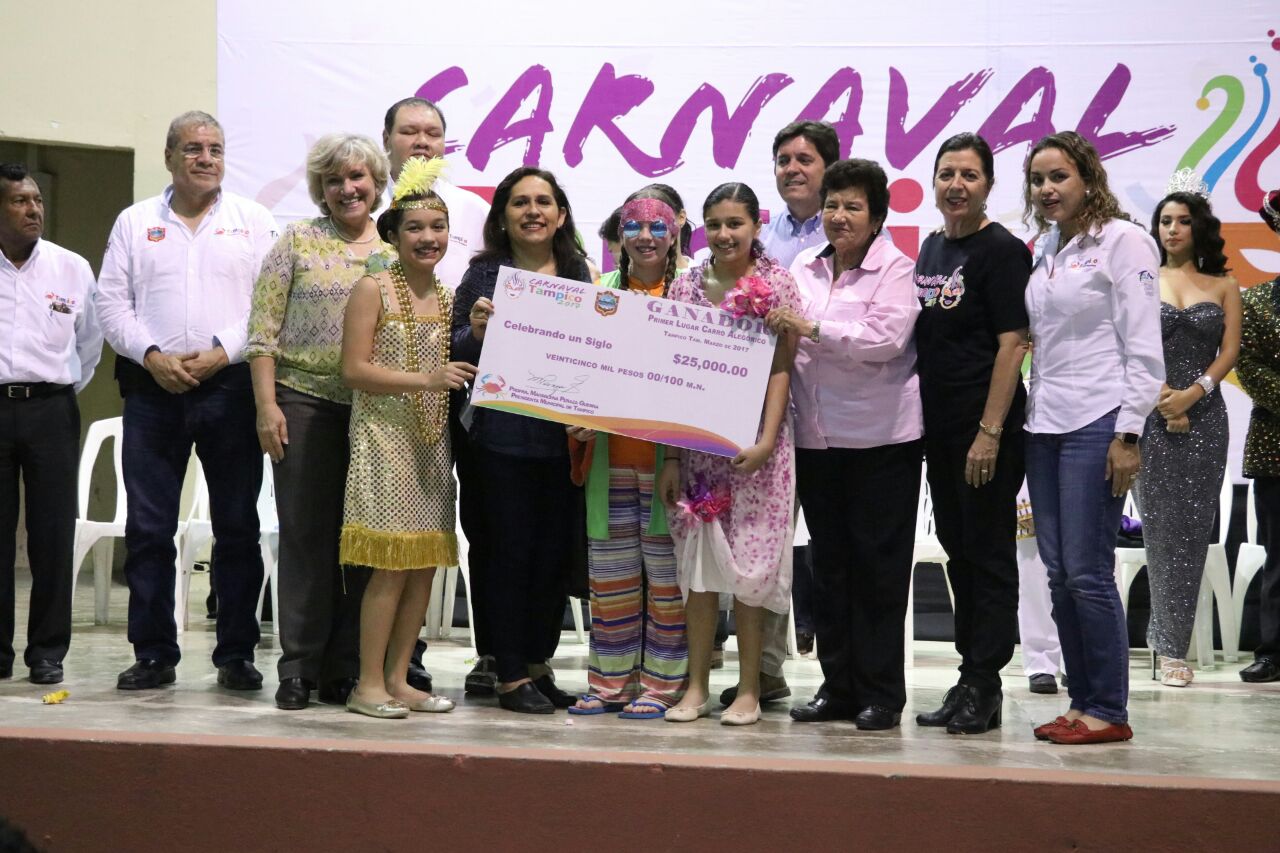 Alcaldesa premia a los ganadores del Carnaval Tampico 2017 Alcaldesa premia a los ganadores del Carnaval Tampico 2017