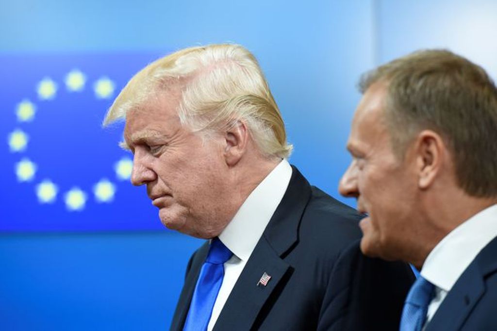 UE y Trump difieren sobre Rusia, cambio climático y comercio