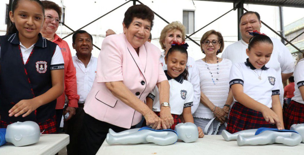 Capacita gobierno de Tampico a alumnos de nivel básico en primeros auxilios