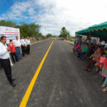 Aterrizan Daniel Torres y Edgar Melhem obras con inversión federal