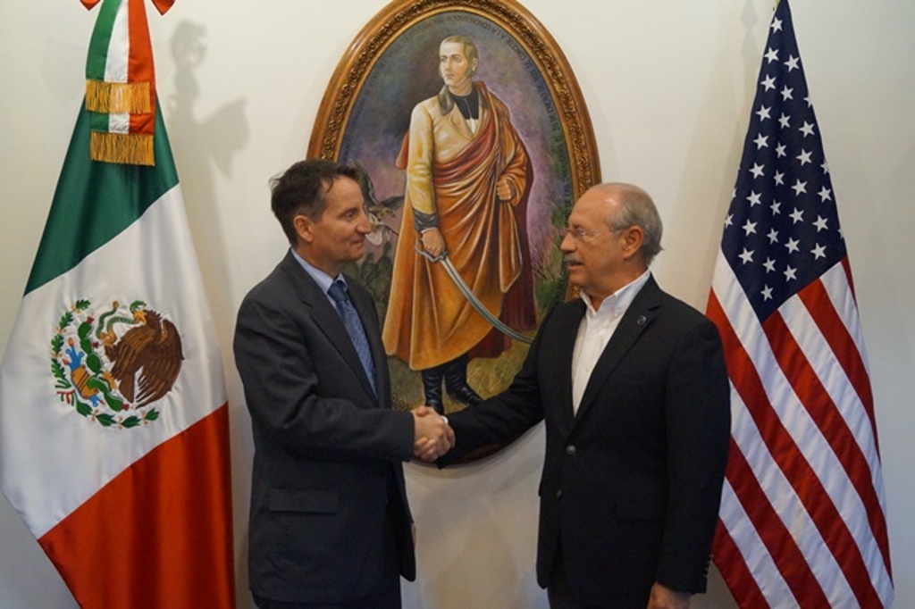 Da Matamoros la bienvenida al nuevo cónsul general de Estados Unidos