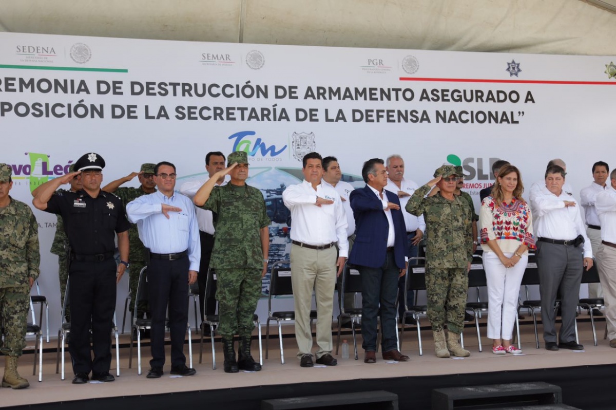 Gobierno de Tamaulipas refrenda compromiso en combate a la delincuencia