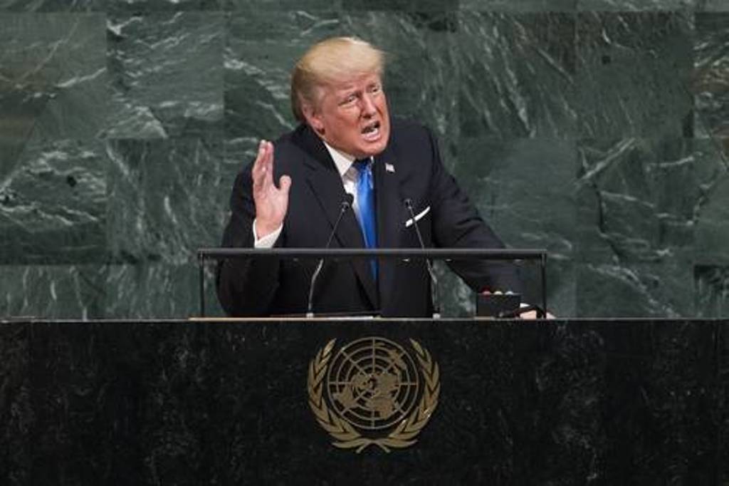 Trump amenaza en la ONU con la destrucción total de Norcorea