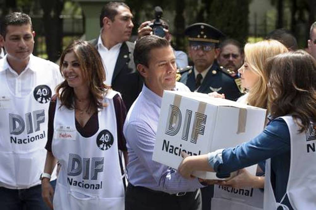 En la ayuda a damnificados no habrá lucro ni intermediarismo, asegura Peña Nieto