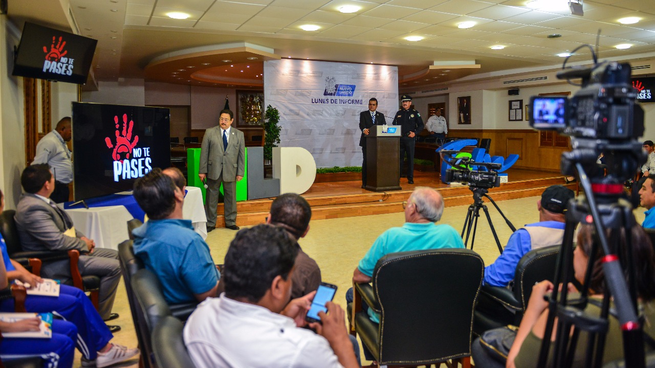 Presentan autoridades campaña “No Te Pases”