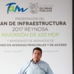 Inversión de 633 millones de pesos en plan de infraestructura para Reynosa