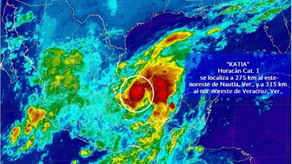 Veracruz y Puebla se preparan para la llegada del huracán Katia