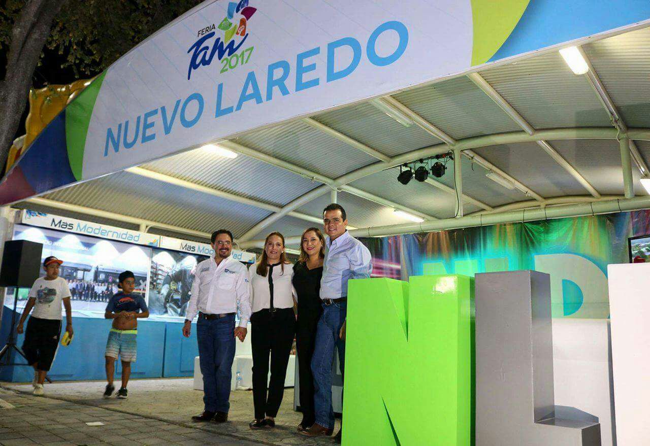 Promueve alcalde a NLD en feria Tamaulipas 2017