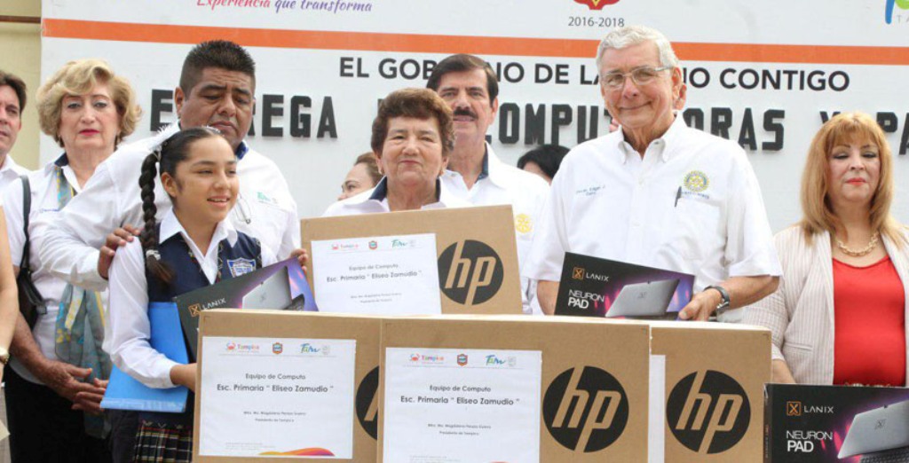 Beneficia Ayuntamiento de Tampico a primaria Eliseo Zamudio con equipo de computo Beneficia Ayuntamiento de Tampico a primaria Eliseo Zamudio con equipo de computo
