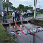 Participan coordinadamente los tres niveles de gobierno en auxilio a familias afectadas por inundación en el sur Participan coordinadamente los tres niveles de gobierno en auxilio a familias afectadas por inundación en el sur