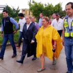 Participan coordinadamente los tres niveles de gobierno en auxilio a familias afectadas por inundación en el sur Participan coordinadamente los tres niveles de gobierno en auxilio a familias afectadas por inundación en el sur
