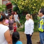 Participan coordinadamente los tres niveles de gobierno en auxilio a familias afectadas por inundación en el sur Participan coordinadamente los tres niveles de gobierno en auxilio a familias afectadas por inundación en el sur