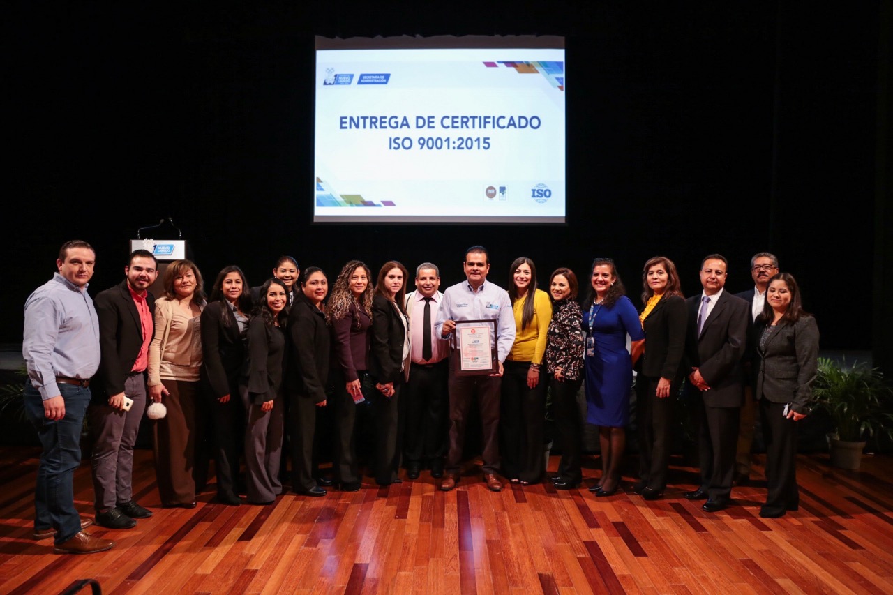 Obtiene gobierno municipal certificación ISO 9001-2015 Obtiene gobierno municipal certificación ISO 9001-2015