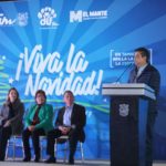 Arrancan gobiernos funcionamiento de pistas de hielo y el encendido de pino