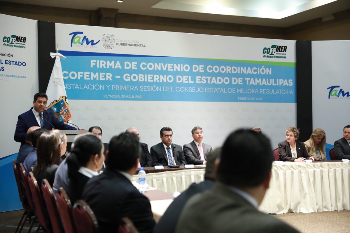 Acuerda gobierno de Tamaulipas simplificar trámites para incentivar crecimiento