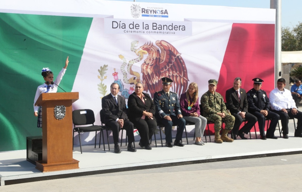 Conmemoración del 197 aniversario de La Bandera de México