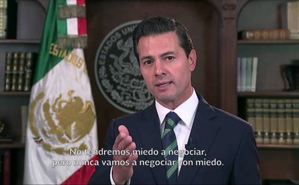 Trump, su frustración no la dirija a mexicanos: Peña