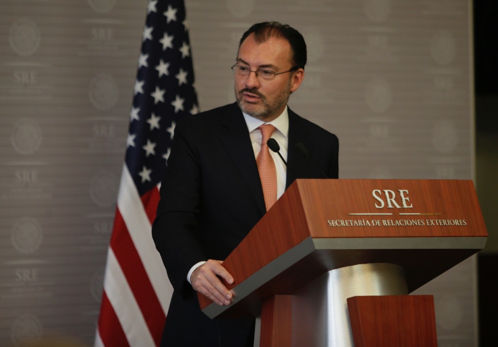 Grave daño a la relación bilateral, advierte Videgaray en Washington