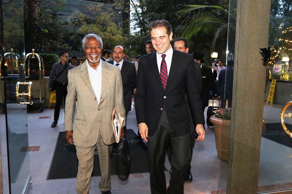 Este miércoles, conferencia de Kofi Annan en el INE