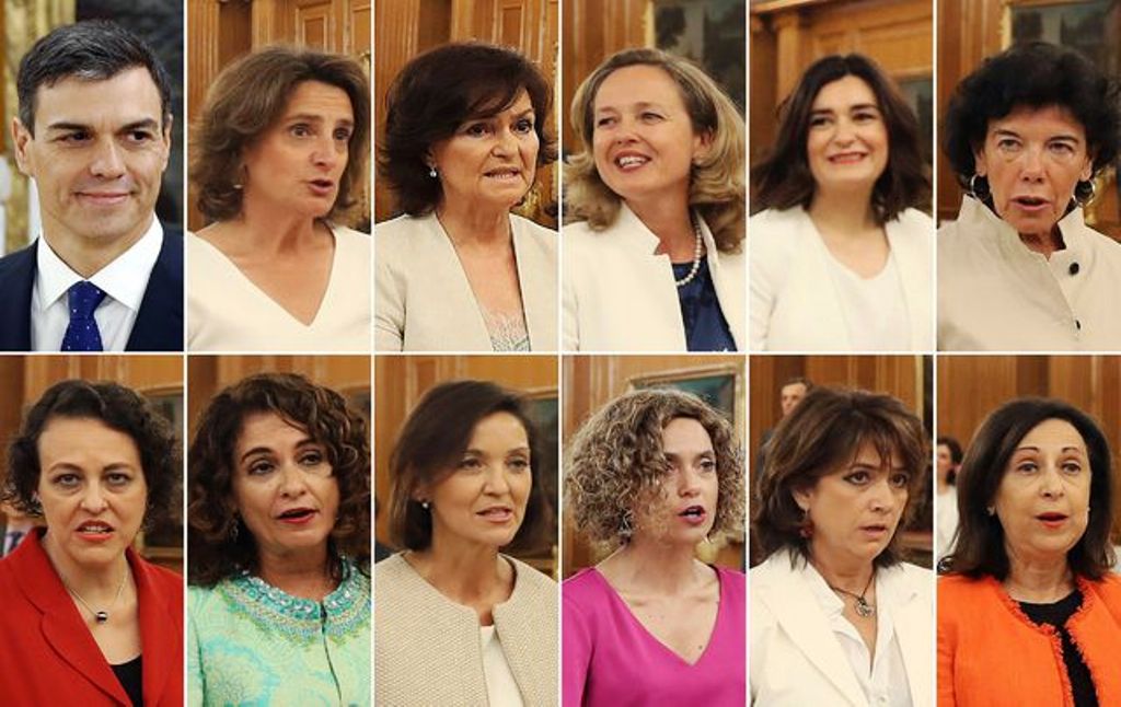 Jura el gobierno más femenino de la historia de España