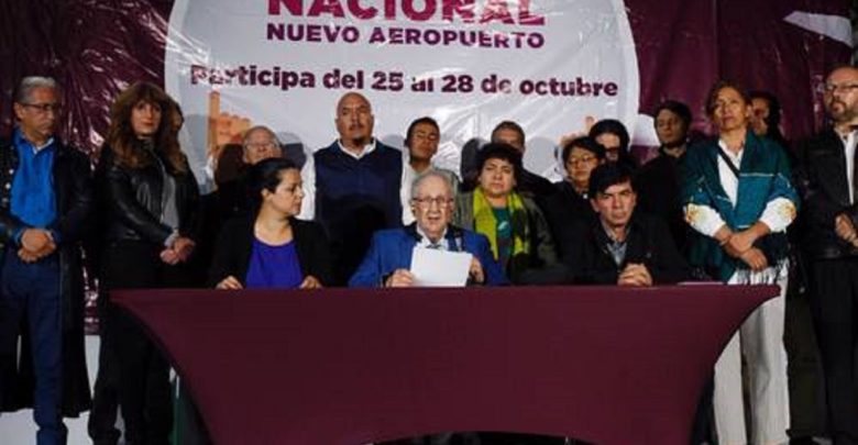 Se inclinaron 69.9% de votantes por AICM-Santa Lucía