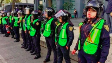 Hospitalizan a 3 mujeres policías heridas en marcha feminista Hospitalizan a 3 mujeres policías heridas en marcha feminista
