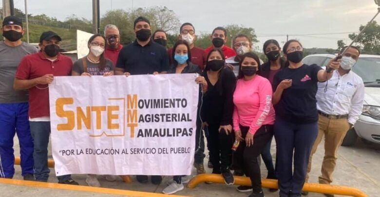 Maestros de Tamaulipas luchan por pago de Tiempo Completo en CDMX