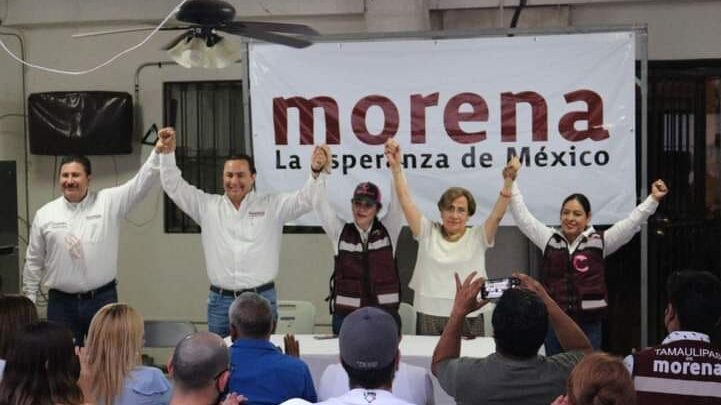 Fundadores y senadora de MORENA respaldan a Carmen Lilia Canturosas