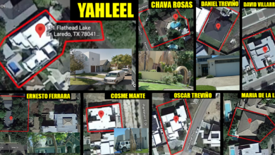 Yahleel Abdala y 7 integrantes de su planilla viven en Laredo, Texas