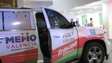 Disparan contra camioneta de candidato a la alcaldía de Morelia, Michoacán