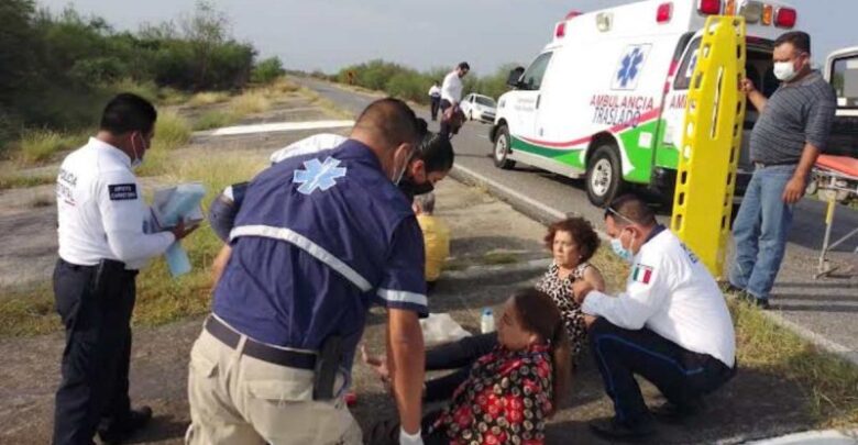 Dos diputadas de Tamaulipas resultan heridas en accidente carretero