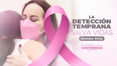 Encabeza Carmen Lilia Canturosas ‘Semana Rosa’ en Nuevo Laredo por la lucha contra el cáncer de mama